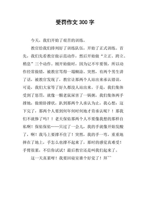 输了的要让对方随意处罚作文：教会我成长的代价