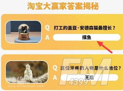 打工的盖亚安德森猫最擅长 淘宝大赢家2023年6月25日答案分享