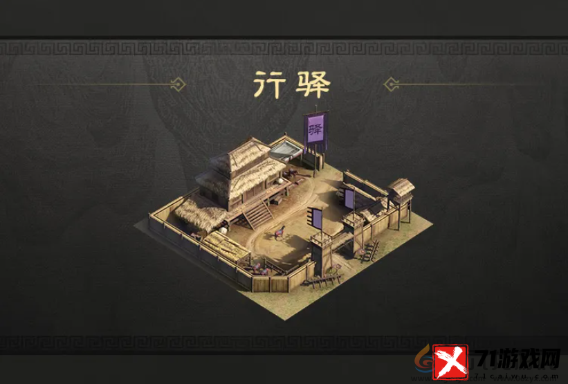 三国谋定天下行驿有什么用