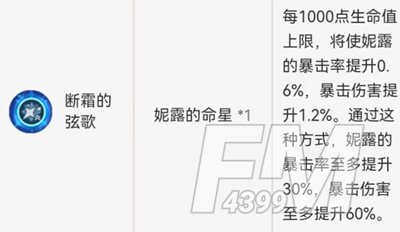 原神妮露命座效果是什么 原神妮露命座效果分享