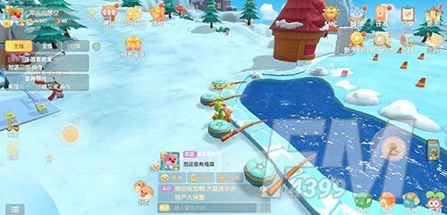 摩尔庄园手游雪山钓鱼场在哪里 游雪山钓鱼场位置大全